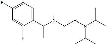 {2-[bis(propan-2-yl)amino]ethyl}[1-(2,4-difluorophenyl)ethyl]amine Structure