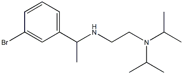 {2-[bis(propan-2-yl)amino]ethyl}[1-(3-bromophenyl)ethyl]amine Structure