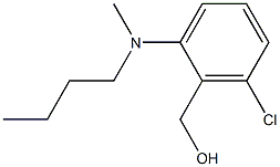 {2-[butyl(methyl)amino]-6-chlorophenyl}methanol Structure