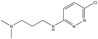 {3-[(6-chloropyridazin-3-yl)amino]propyl}dimethylamine 구조식 이미지