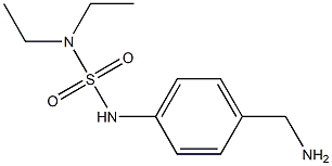 {4-[(diethylsulfamoyl)amino]phenyl}methanamine 구조식 이미지