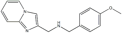 {imidazo[1,2-a]pyridin-2-ylmethyl}[(4-methoxyphenyl)methyl]amine 구조식 이미지