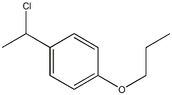 1-(1-chloroethyl)-4-propoxybenzene 구조식 이미지