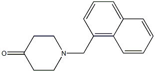 1-(1-naphthylmethyl)piperidin-4-one 구조식 이미지