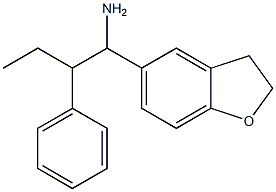 1-(2,3-dihydro-1-benzofuran-5-yl)-2-phenylbutan-1-amine Structure