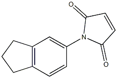 1-(2,3-dihydro-1H-inden-5-yl)-2,5-dihydro-1H-pyrrole-2,5-dione Structure