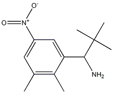1-(2,3-dimethyl-5-nitrophenyl)-2,2-dimethylpropan-1-amine 구조식 이미지