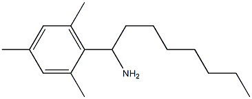 1-(2,4,6-trimethylphenyl)octan-1-amine Structure