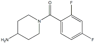 1-(2,4-difluorobenzoyl)piperidin-4-amine 구조식 이미지