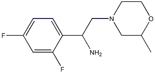 1-(2,4-difluorophenyl)-2-(2-methylmorpholin-4-yl)ethanamine Structure