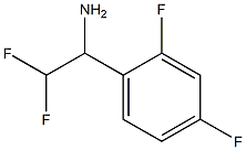 1-(2,4-difluorophenyl)-2,2-difluoroethan-1-amine 구조식 이미지