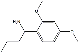 1-(2,4-dimethoxyphenyl)butan-1-amine Structure