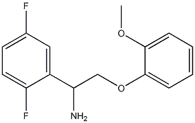 1-(2,5-difluorophenyl)-2-(2-methoxyphenoxy)ethanamine Structure