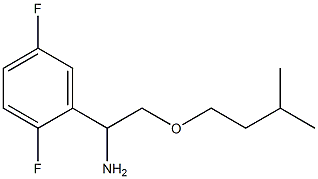 1-(2,5-difluorophenyl)-2-(3-methylbutoxy)ethan-1-amine Structure