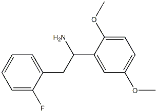 1-(2,5-dimethoxyphenyl)-2-(2-fluorophenyl)ethan-1-amine Structure