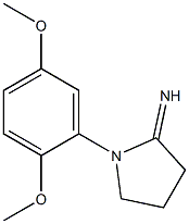 1-(2,5-dimethoxyphenyl)pyrrolidin-2-imine Structure