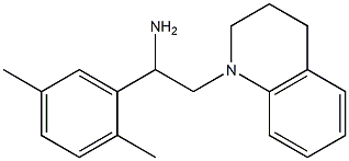 1-(2,5-dimethylphenyl)-2-(1,2,3,4-tetrahydroquinolin-1-yl)ethan-1-amine 구조식 이미지