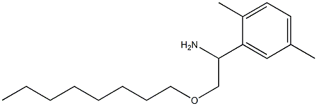 1-(2,5-dimethylphenyl)-2-(octyloxy)ethan-1-amine 구조식 이미지