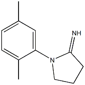 1-(2,5-dimethylphenyl)pyrrolidin-2-imine Structure