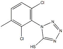 1-(2,6-dichloro-3-methylphenyl)-1H-1,2,3,4-tetrazole-5-thiol Structure
