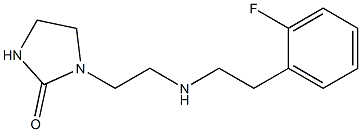 1-(2-{[2-(2-fluorophenyl)ethyl]amino}ethyl)imidazolidin-2-one Structure