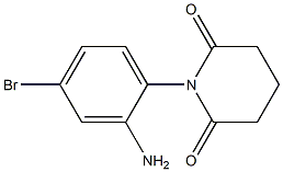 1-(2-amino-4-bromophenyl)piperidine-2,6-dione Structure