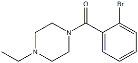 1-(2-bromobenzoyl)-4-ethylpiperazine 구조식 이미지