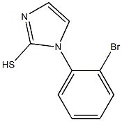 1-(2-bromophenyl)-1H-imidazole-2-thiol 구조식 이미지