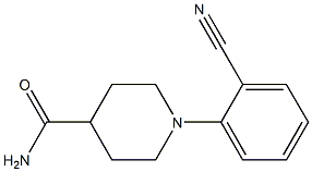 1-(2-cyanophenyl)piperidine-4-carboxamide Structure