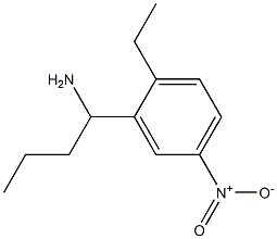 1-(2-ethyl-5-nitrophenyl)butan-1-amine 구조식 이미지