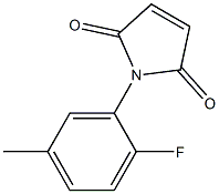 1-(2-fluoro-5-methylphenyl)-2,5-dihydro-1H-pyrrole-2,5-dione Structure