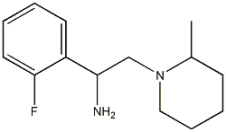 1-(2-fluorophenyl)-2-(2-methylpiperidin-1-yl)ethanamine Structure