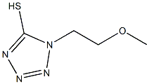 1-(2-methoxyethyl)-1H-1,2,3,4-tetrazole-5-thiol 구조식 이미지