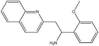 1-(2-methoxyphenyl)-2-(quinolin-2-yl)ethan-1-amine 구조식 이미지