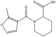 1-(2-methyl-3-furoyl)piperidine-2-carboxylic acid 구조식 이미지