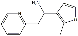 1-(2-methylfuran-3-yl)-2-(pyridin-2-yl)ethan-1-amine Structure