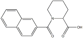 1-(2-naphthoyl)piperidine-2-carboxylic acid 구조식 이미지