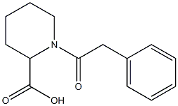 1-(2-phenylacetyl)piperidine-2-carboxylic acid Structure