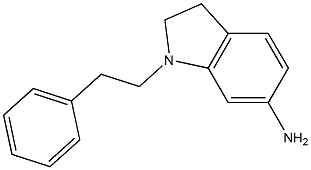 1-(2-phenylethyl)-2,3-dihydro-1H-indol-6-amine Structure