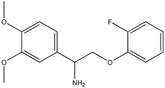 1-(3,4-dimethoxyphenyl)-2-(2-fluorophenoxy)ethanamine Structure