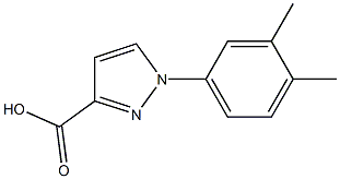 1-(3,4-dimethylphenyl)-1H-pyrazole-3-carboxylic acid Structure