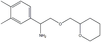 1-(3,4-dimethylphenyl)-2-(oxan-2-ylmethoxy)ethan-1-amine Structure