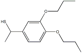 1-(3,4-dipropoxyphenyl)ethane-1-thiol Structure