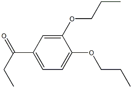 1-(3,4-dipropoxyphenyl)propan-1-one 구조식 이미지