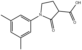 1-(3,5-dimethylphenyl)-2-oxopyrrolidine-3-carboxylic acid Structure