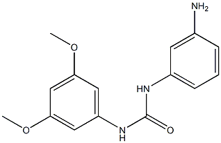 1-(3-aminophenyl)-3-(3,5-dimethoxyphenyl)urea 구조식 이미지