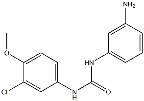 1-(3-aminophenyl)-3-(3-chloro-4-methoxyphenyl)urea 구조식 이미지