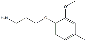 1-(3-aminopropoxy)-2-methoxy-4-methylbenzene 구조식 이미지