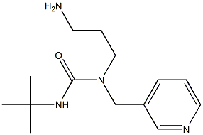 1-(3-aminopropyl)-3-tert-butyl-1-(pyridin-3-ylmethyl)urea Structure