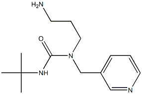 1-(3-aminopropyl)-3-tert-butyl-1-(pyridin-3-ylmethyl)urea 구조식 이미지